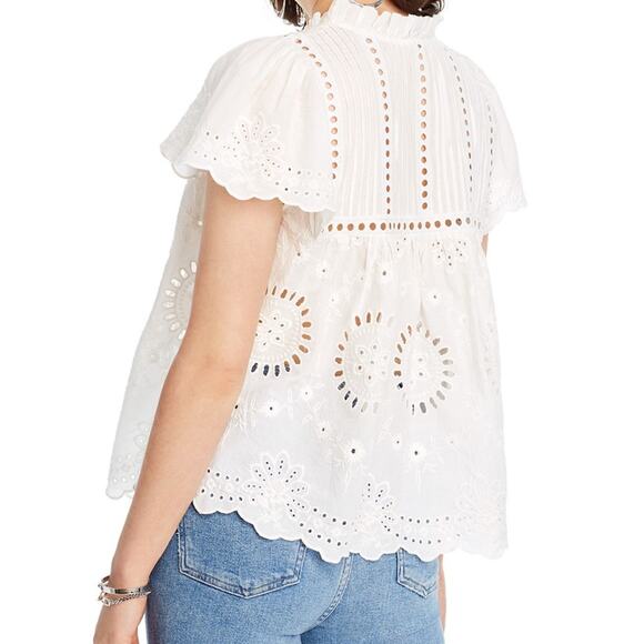 LINI Emelia Eyelet Top Bloomingdales Exclusive Small - Picture 3 of 11